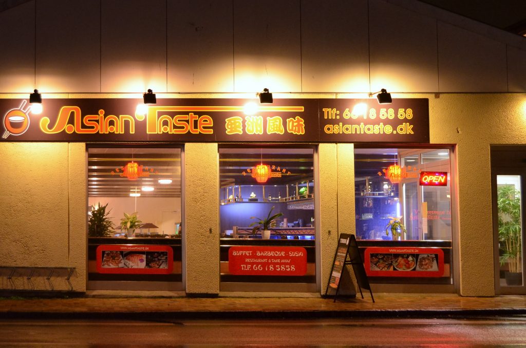 Asian Taste facade på Buchwaldsgade 65 i Odense