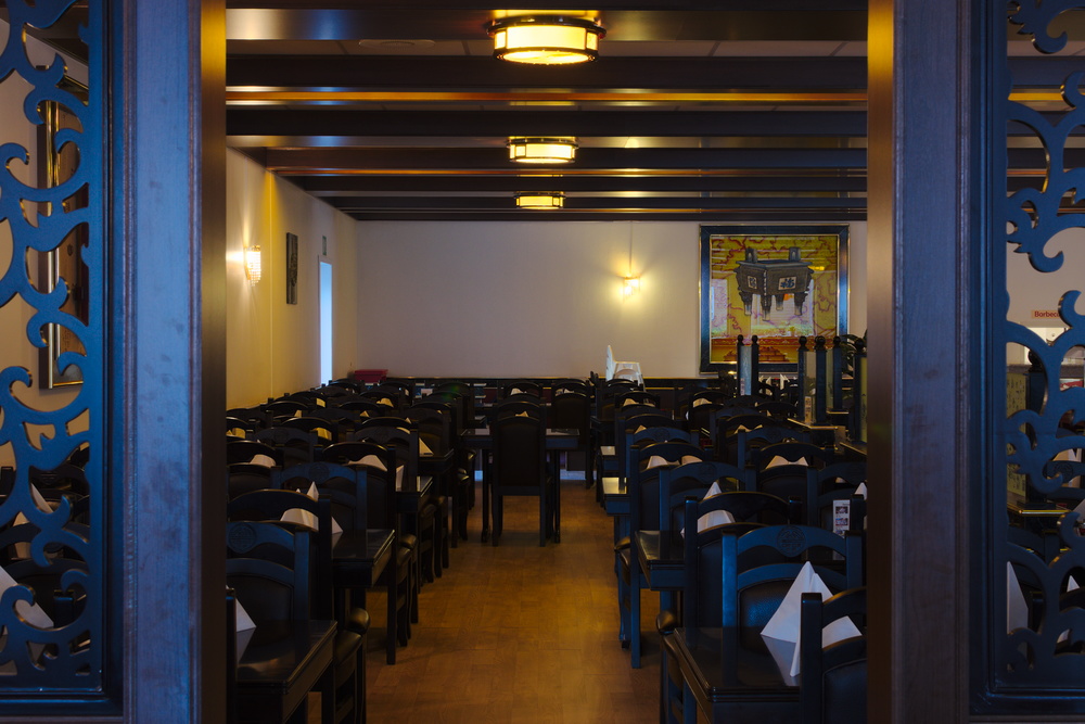 Restaurantens spisesal